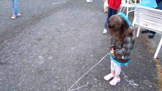 Cute Toddler  Pees Silly String [upl. by Eahs890]