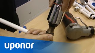 Uponor QampE Tap Connections [upl. by Hnoj]