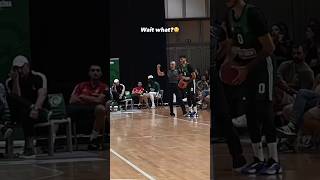 Marius Grigonis Amazing Buzzer Beater from the half court vs Efes Anadolu paoatmosphere paobc [upl. by Ahasuerus]