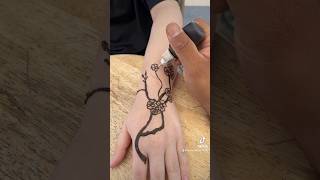 Cherry BLOSSOM henna Tattoo tattohenna tattooartist henna art [upl. by Alane30]