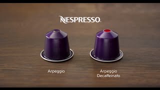 Anuncio Arpeggio Decaffeinato  Nespresso [upl. by Nage]