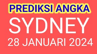 PREDIKSI ANGKA MAIN SYDNEY HARI INI 28 JANUARI 2024 [upl. by Adnolohs933]