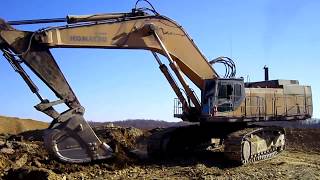 Komatsu PC1100LC6 Cleaning Off Limestone [upl. by Chapel270]