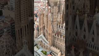 The Sagrada Família church Barcelona Spain shorts [upl. by Rucker]