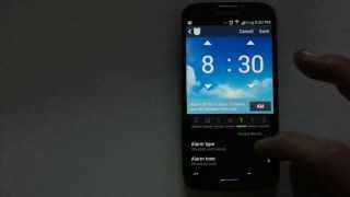 Android Phones How to Set Alarm with Music or Personal AudioRecording [upl. by Nera]