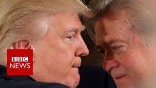 Steve Bannon vows to go to war for Trump agenda after sacking  BBC News [upl. by Dnomsad]