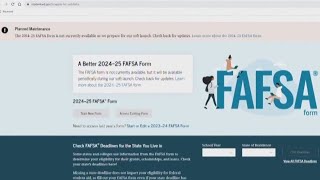 FAFSA form for 202425 opening in soft launch [upl. by Eirrehs]