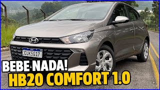 NOVO HYUNDAI HB20 COMFORT 10 MANUAL  FAZ 175 KML E NÃO É PELADO MAS ANDA BEM GANHA DO ONIX [upl. by Leciram]