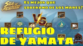 Sea of Conquest Pirate War  Refugio de Yamata vs Soberano de los mares  Comparación [upl. by Dareg]