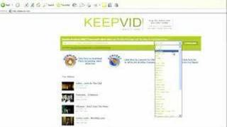 How to Save Youtube Videos Using Keepvid [upl. by Yrok]