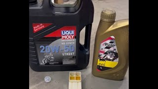 Liqui Moly 20w50 против Eni 10w60 [upl. by Ecyal]