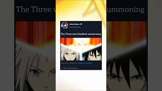 The Three way Deadlock Summoning🔥shorts anime naruto sasuke sakura [upl. by Studdard]