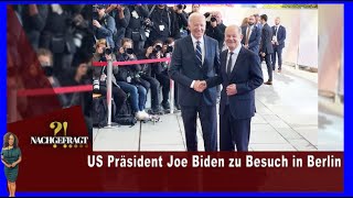 Besuch des US Präsidenten Joe Biden in Berlin [upl. by Yeslah458]