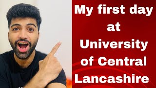 My first day at uclan university  University of Central Lancashire UK preston [upl. by Ahsieken]