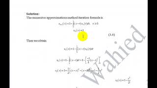 Picard Methodsolution of linear Volterra Integral Equation of second kind [upl. by Keynes]