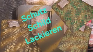 Paintball Schutzschild selbst lackieren [upl. by Burk]