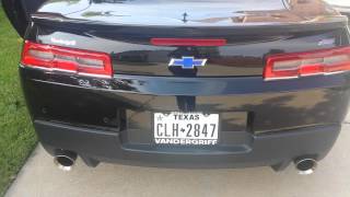 2014 CAMARO SS BORLA S TYPE amp RESONATOR DELETE [upl. by Dobrinsky]