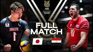 🇯🇵 JPN vs 🇪🇬 EGY  Paris 2024 Olympic Qualification Tournament  Full Match  Volleyball [upl. by Feingold]