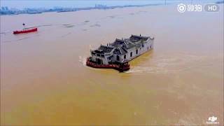 Miracle 700yearold pavilion survives historic Yangtze River flood [upl. by Meredeth]