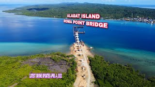 ALABAT ISLAND ROMA POINT BRIDGE LONGEST BRIDGE IN QUEZON PROVINCE APRIL 4 2023 [upl. by Silvain]