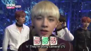 ENG SUB BTS Showchampion backstage 161025 [upl. by Chic703]