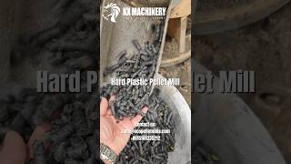 Hard plastic pellet machine biomass waste plastic pellet mill for PP5 PVC PET PA POM [upl. by Kenelm]