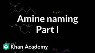 Amine naming introduction  Amines  Organic chemistry  Khan Academy [upl. by Leissam]