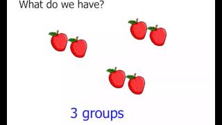 Year 1 and 2 Math Lessons 2015 Recognising Groups [upl. by Ruscio219]