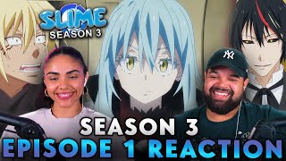 RIMURU AND THE CREW ARE BACK  That Time I Got Reincarnated as a Slime S3 Episode 1 Reaction [upl. by Noellyn]