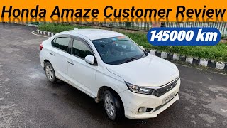 Honda Amaze Customer Review 145000 km [upl. by Tnert185]