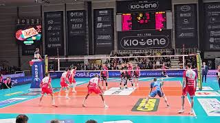 Simon over the TOP Kioene Padova vs Volley Piacenza 1st SET SuperLega 2023 2024 [upl. by Nulubez]