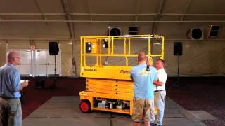 Product Review Haulotte 3347E Scissor Lift [upl. by Ahseyk462]