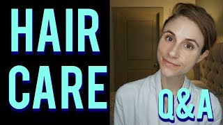 Hair loss QampA with a dermatologist hair care tips 💇🤔 [upl. by Opalina]