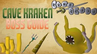 Cave Kraken Boss Guide  Kraken Slayer Task  Old School Runescape [upl. by Mada]