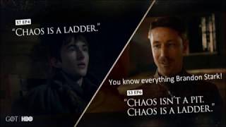 Chaos is a Ladder  Bran knows everything  Bran Vs Littlefinger [upl. by Aisiat]