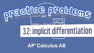 AP Calculus AB 32 Implicit Differentiation Example 5 with Quotient Rule [upl. by Sikras]