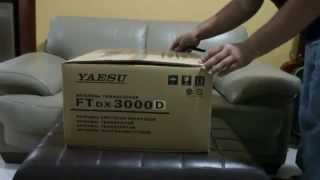 Unboxing Yaesu FTDX3000D [upl. by Ettenil]