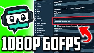 Best Streamlabs OBS Settings for Streaming 1080p 60fps  Encoder Bitrate Upload Speed Presets [upl. by Llemmart]