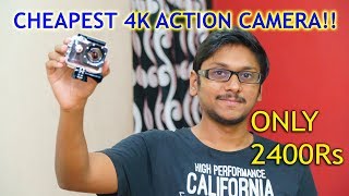 Cheapest 4K Action Camera 2017  Only 2400Rs [upl. by Georgie539]