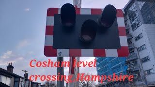 Cosham level crossing in Hampshire [upl. by Liddie518]