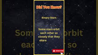 Binary Stars space cosmos spacefacts universefacts BinaryStars OrbitingStars SpaceScience [upl. by Luahs370]