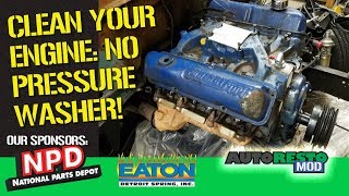 Cleaning an Engine for Paint and detail Autorestomod Episode 385 [upl. by Eilla]