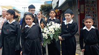 Sector Poró Trayecto final y llegada al templo parroquial Nuestra Señora de las Mercedes Grecia [upl. by Zilla]