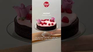 OneBowl Chocolate Cake With Pink Raspberry Cream Cheese Frosting 🍰 baking [upl. by Haon]