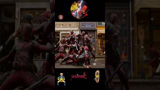 Deadpool amp Wolverine War Against the Deadpool Army movieclips movie viral shortsfeed shorts [upl. by Ynej]