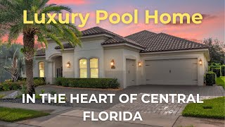 Luxury Central Florida Pool Home in the Heart of Lake Mary Florida [upl. by Adyahs]