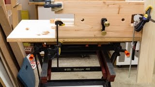 Tricked out Black amp Decker Workmate and Bench Bull Accessory [upl. by Annawek233]