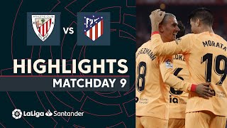 Resumen de Athletic Club vs Atlético de Madrid 01 [upl. by Fillender]