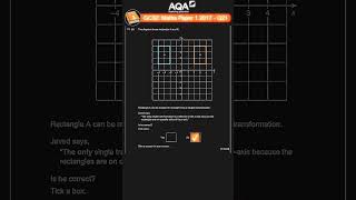 🧮 AQA GCSE Mathematics Paper 1 Question 21 AQA gcsemathsrevision ganesteaches ganesrevise [upl. by Shantha39]