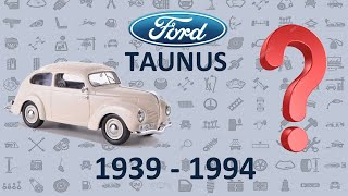 Ford Taunus Evolution 1939  1994 [upl. by Nevarc653]